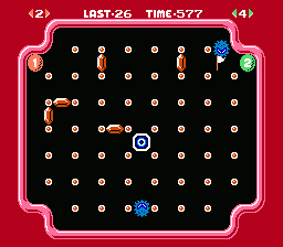 Clu Clu Land Test Cartridge screenshot 4 for NES